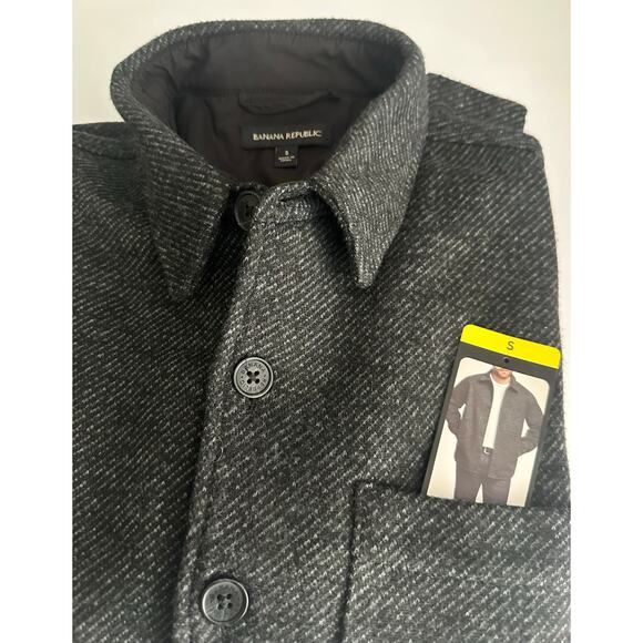 Banana Republic Men's Shirt Jacket NWT Size Small - Midweight - Classic - Picture 4 of 7